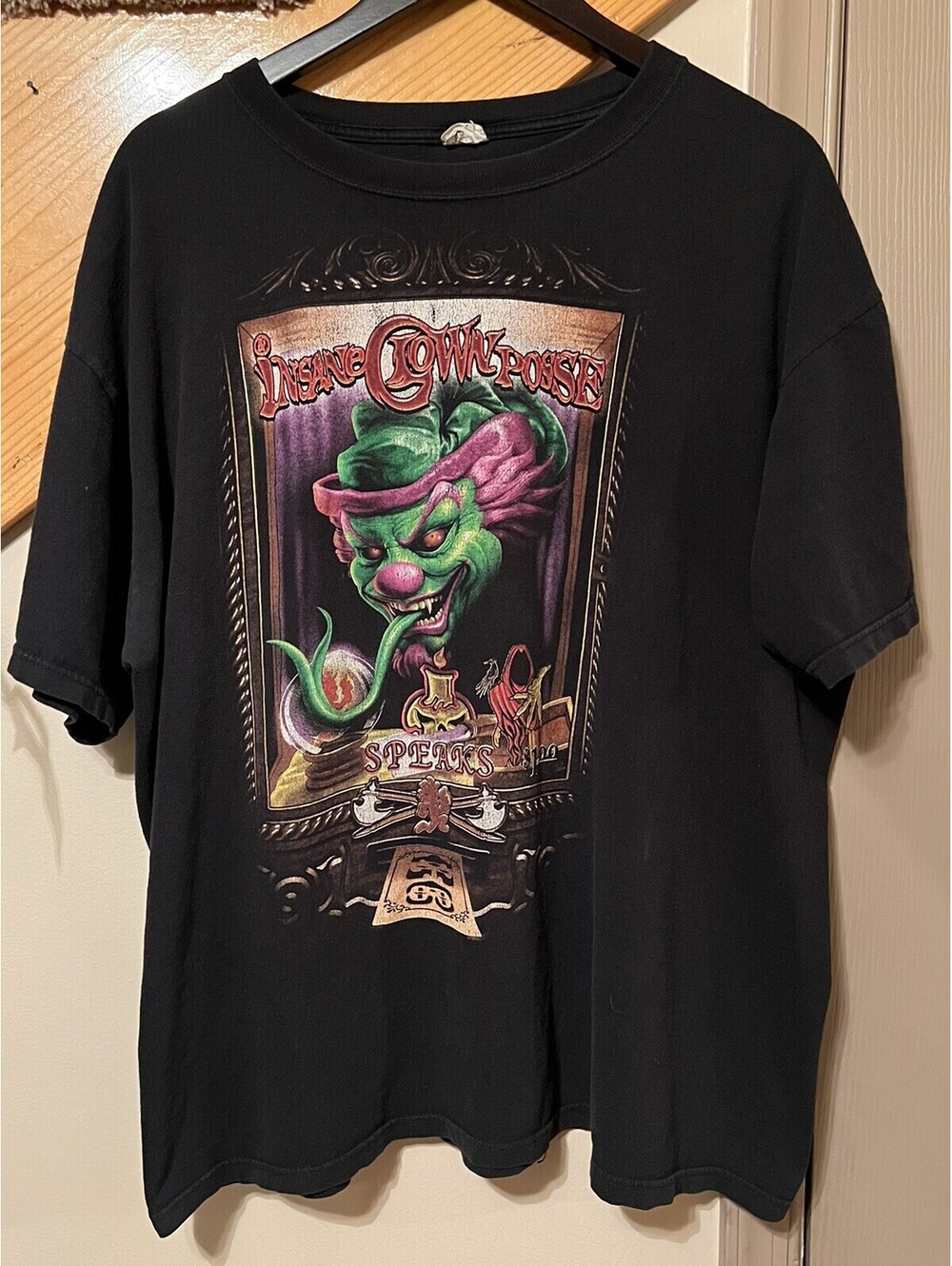 Vintage Insane Clown Posse “Speak” Double Graphics T Shirt 2XL ICP Juggalo RARE